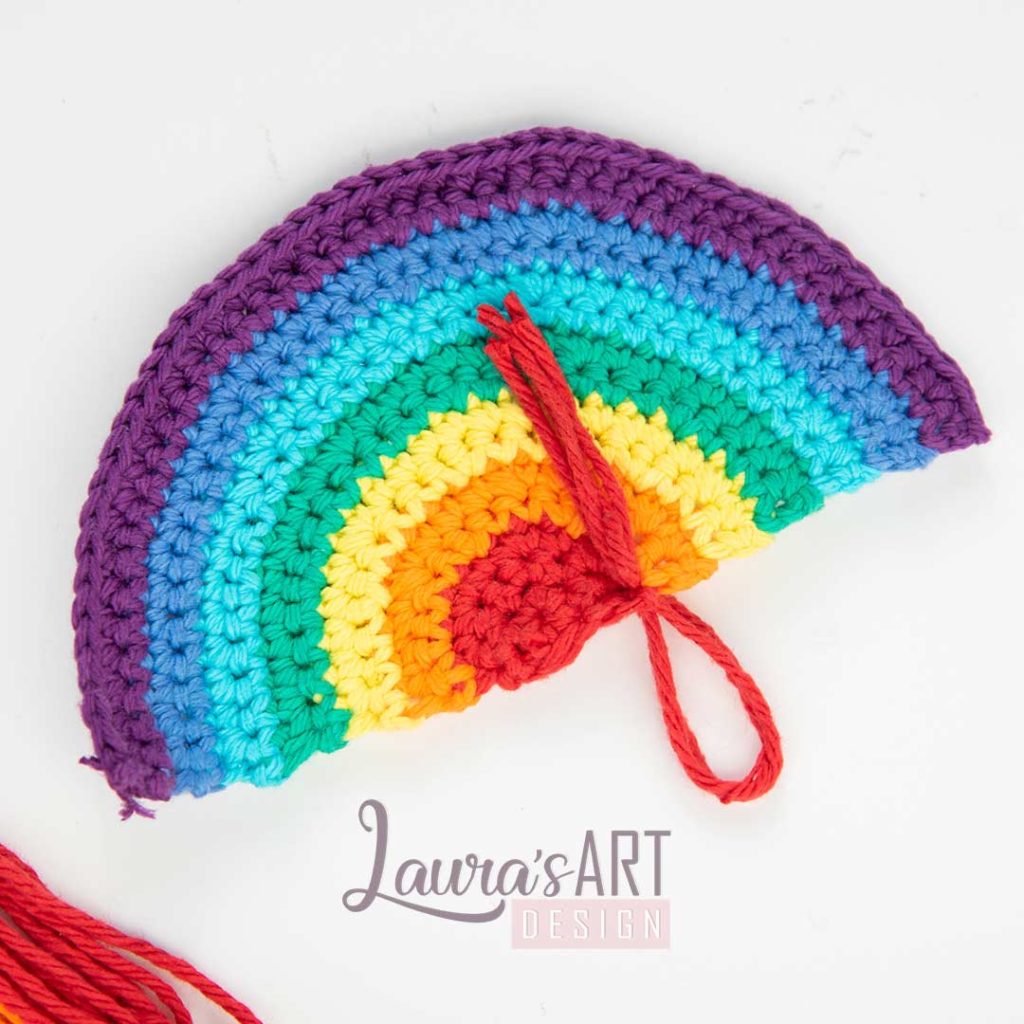 Rainbow crochet free pattern