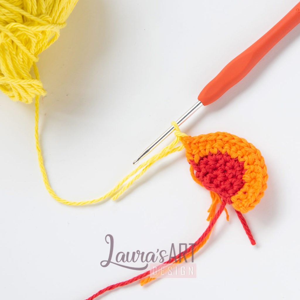 Rainbow crochet free pattern