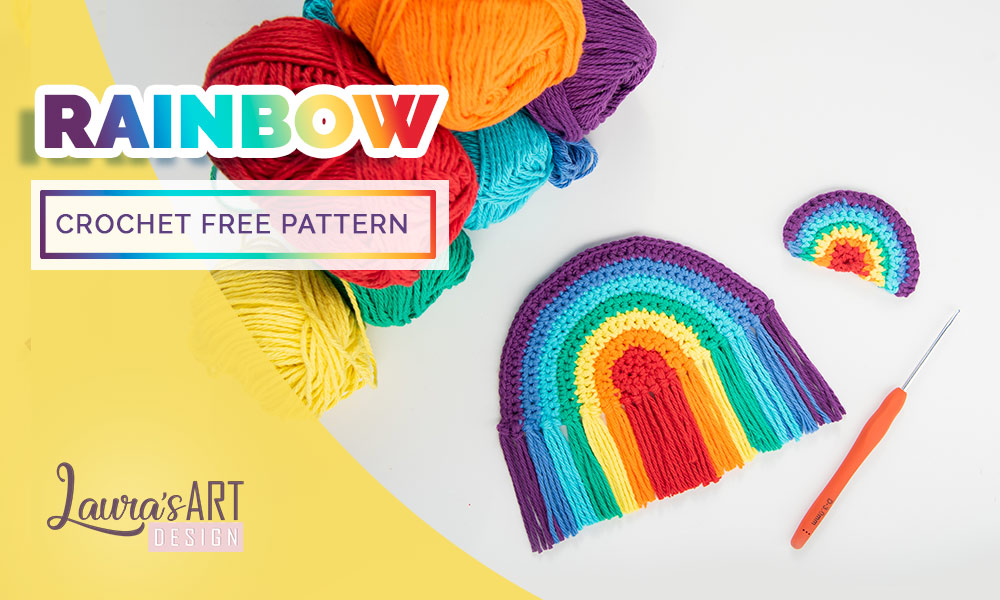 Rainbow crochet free pattern