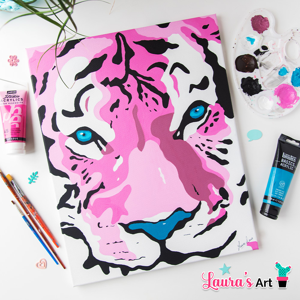 Cute Pink Tiger