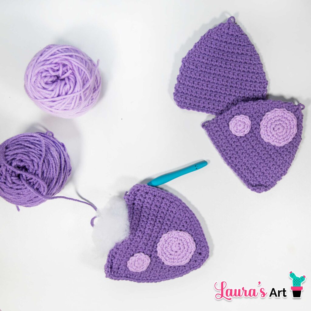 Amigurumi XL de Mariposa a Crochet
