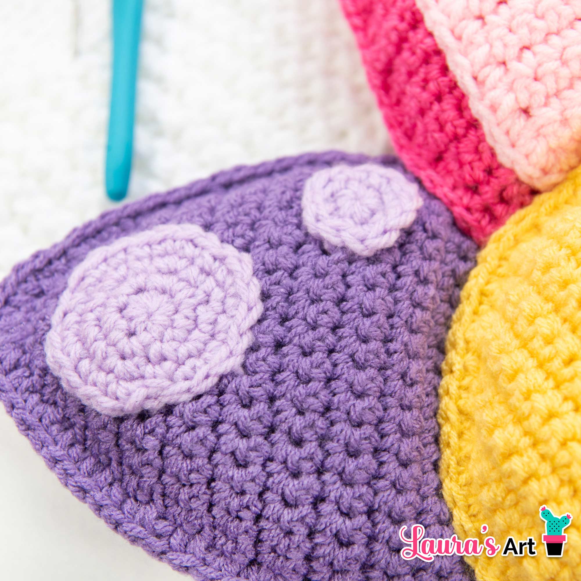 Amigurumi XL de Mariposa a Crochet