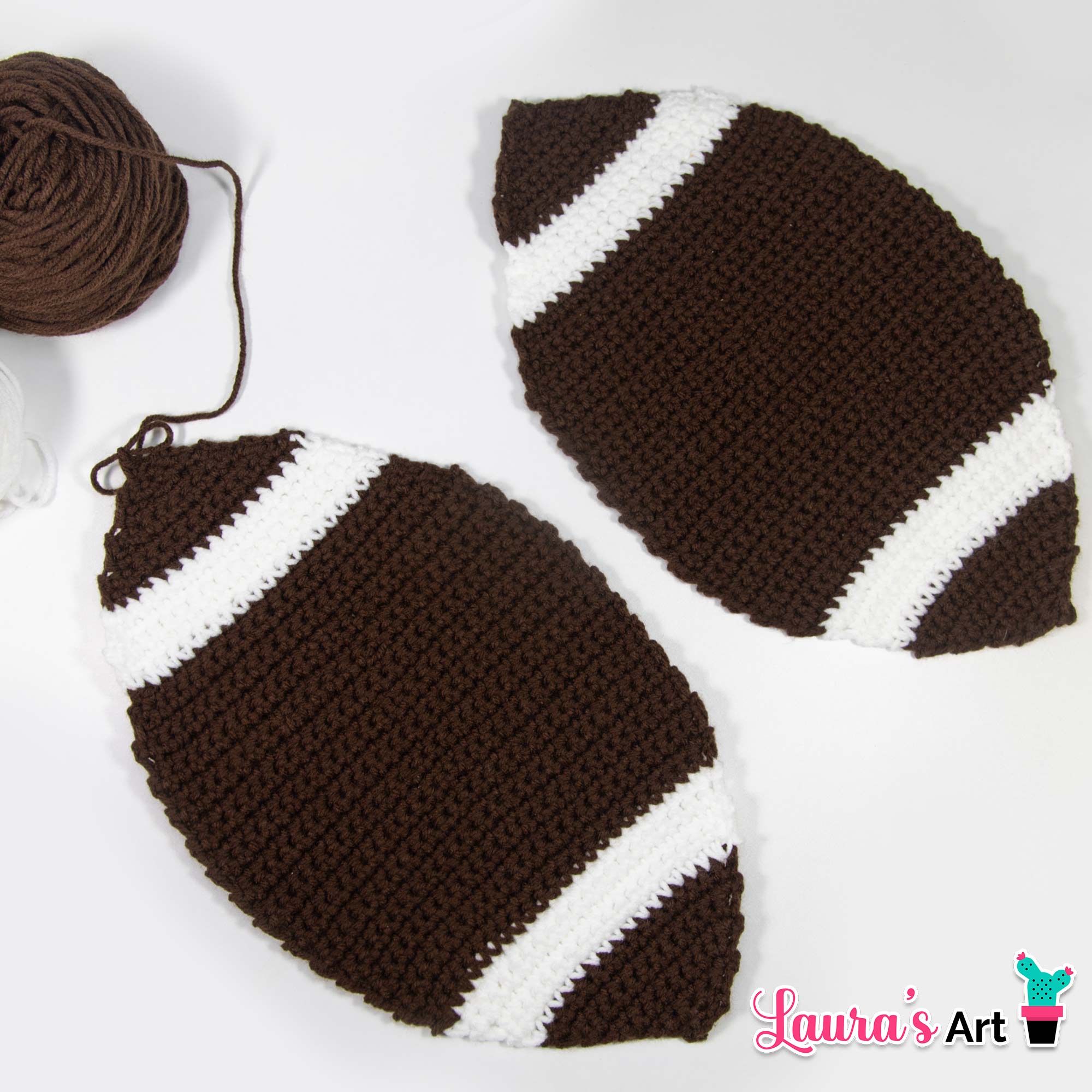 Crochet Football Pillow - PDF Crochet Pattern