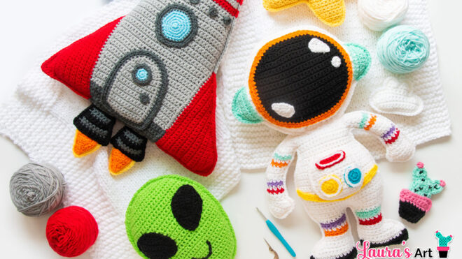Crochet Your Own Space Pillows 🚀✨