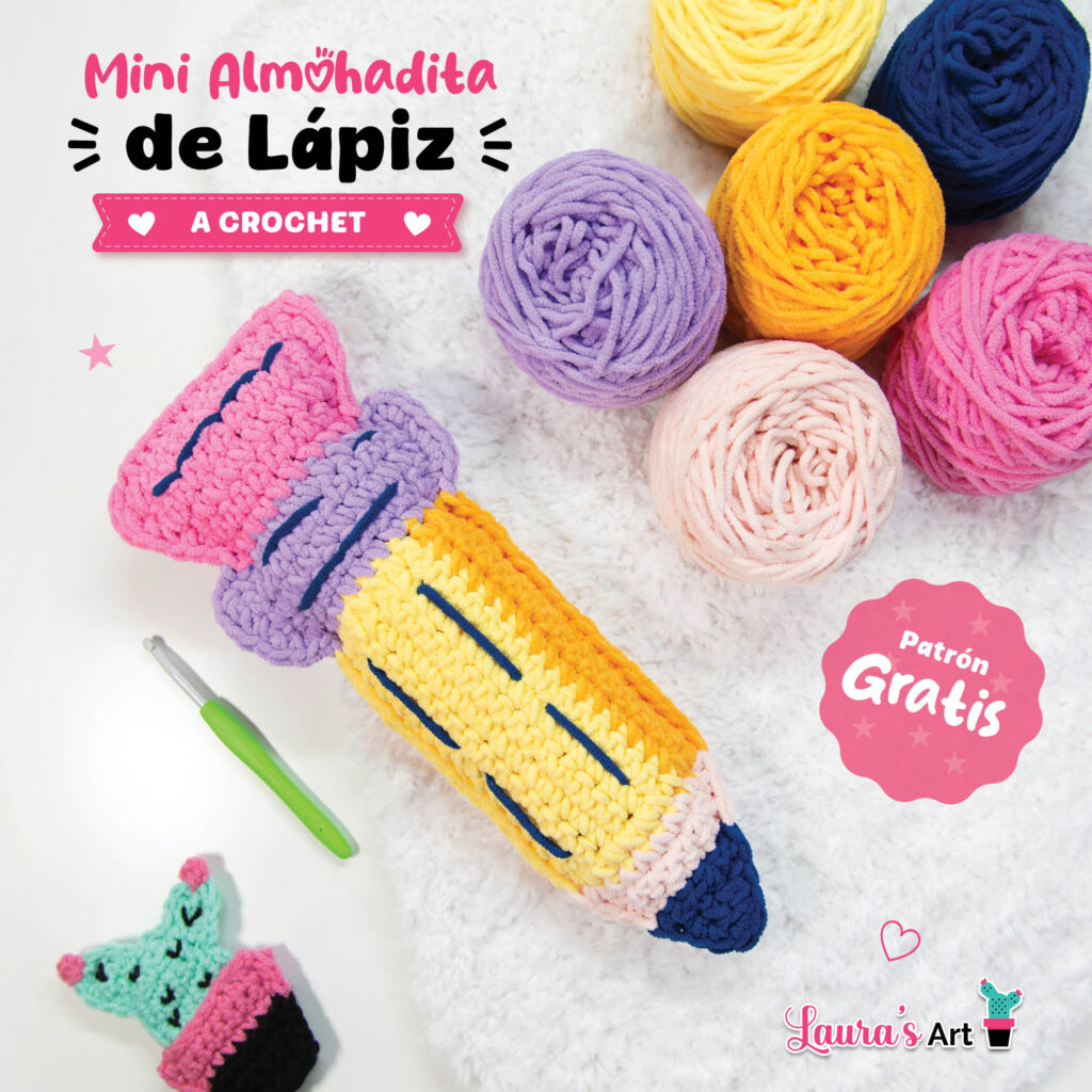 Amigurumi de Lapiz a Crochet - Patron Gratis
