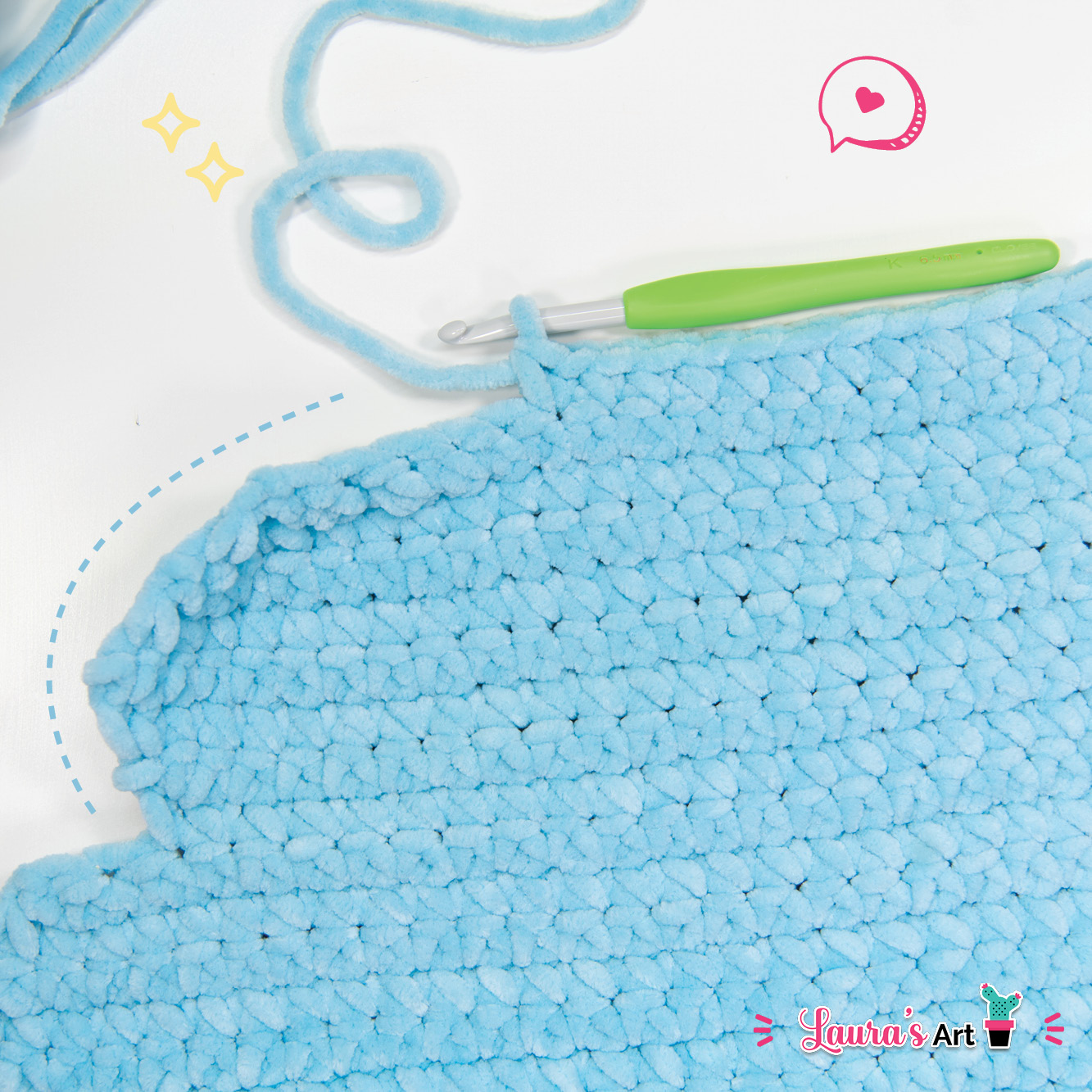 Almohada XL de Nube a Crochet - Amigurumi XL