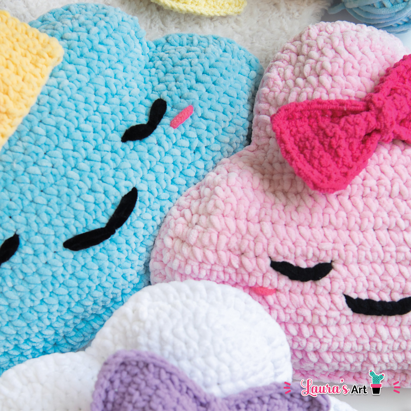 Almohada XL de Nube a Crochet - Amigurumi XL