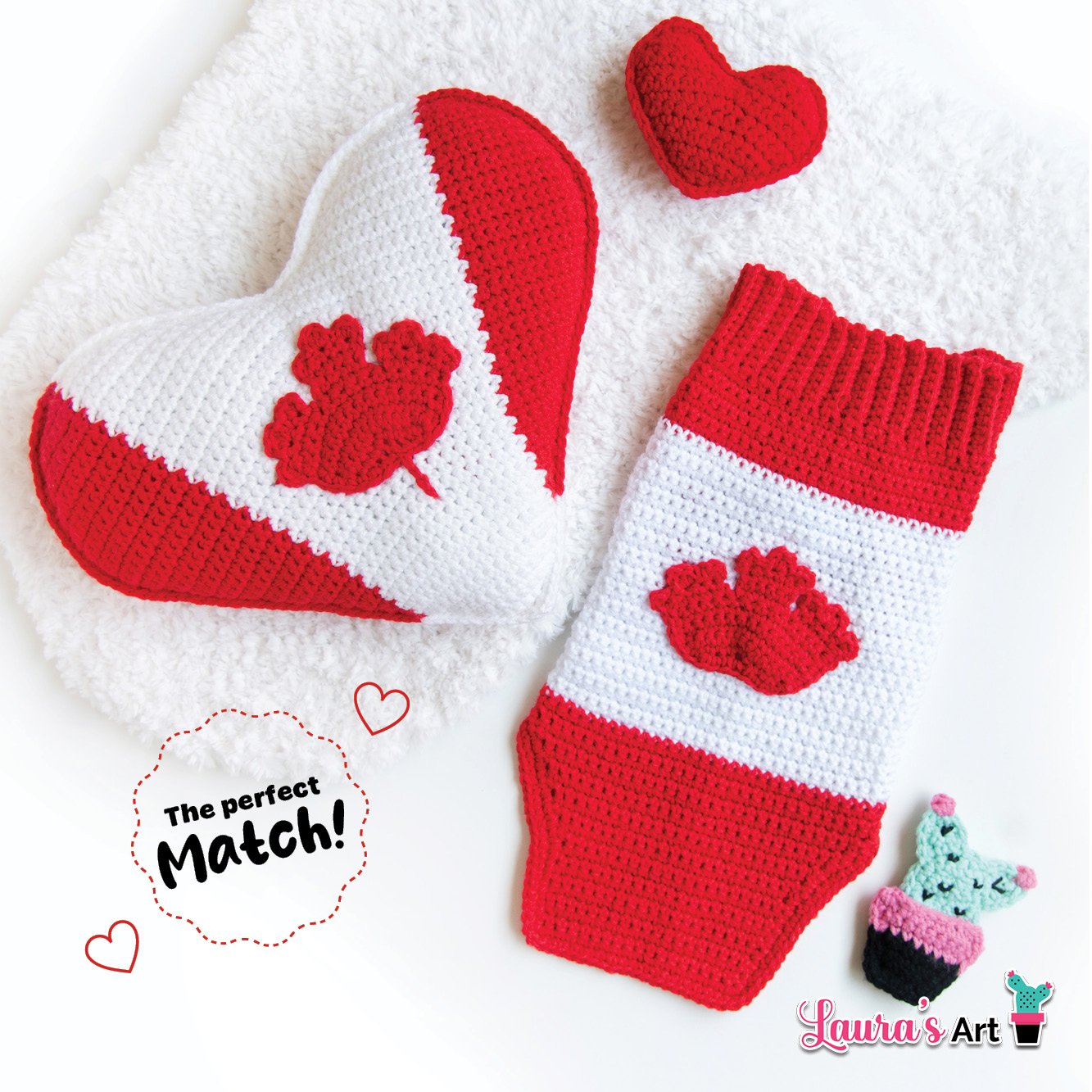 Crochet Go Canada Dog Sweater - Crochet Pattern
