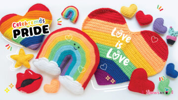 ¡Celebremos el Pride con algunos divertidos Arcoíris a crochet! 🌈
